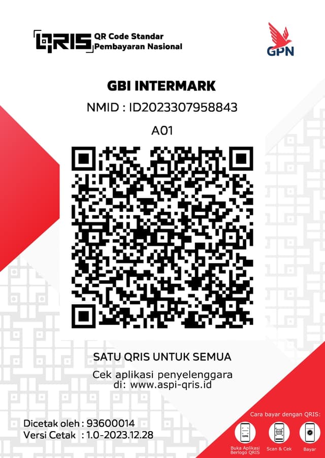 QRIS Code for Yayasan Shekinah Glory